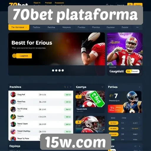 Facilidade de navegação da 70bet plataforma para novos usuários
